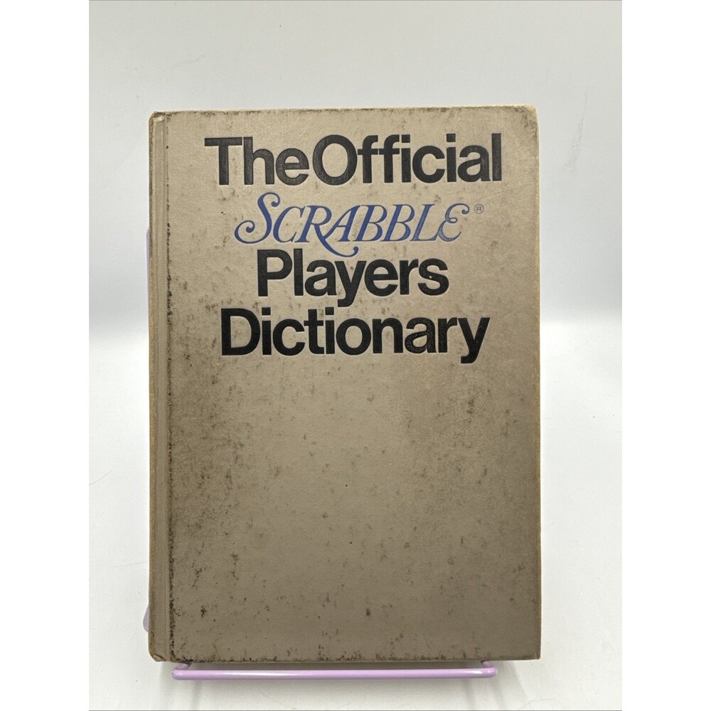 The Official Scrabble Players Dictionary 1978 Hardcover